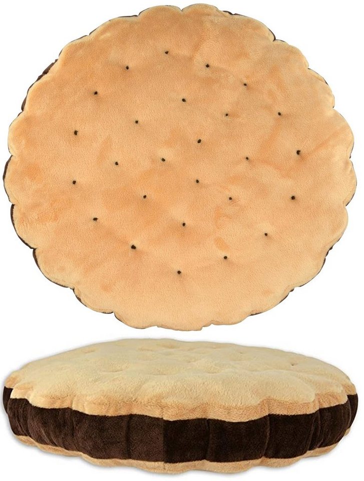 United Labels® Dekokissen Schokokeks - Doppelkeks
