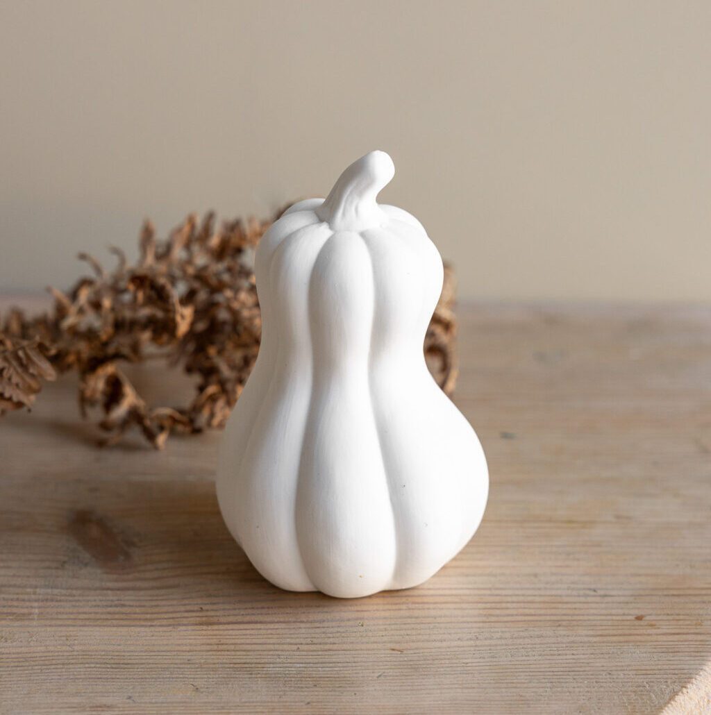 Storefactory Dekofigur Kürbis Hovsvik H13cm weiß günstig online kaufen