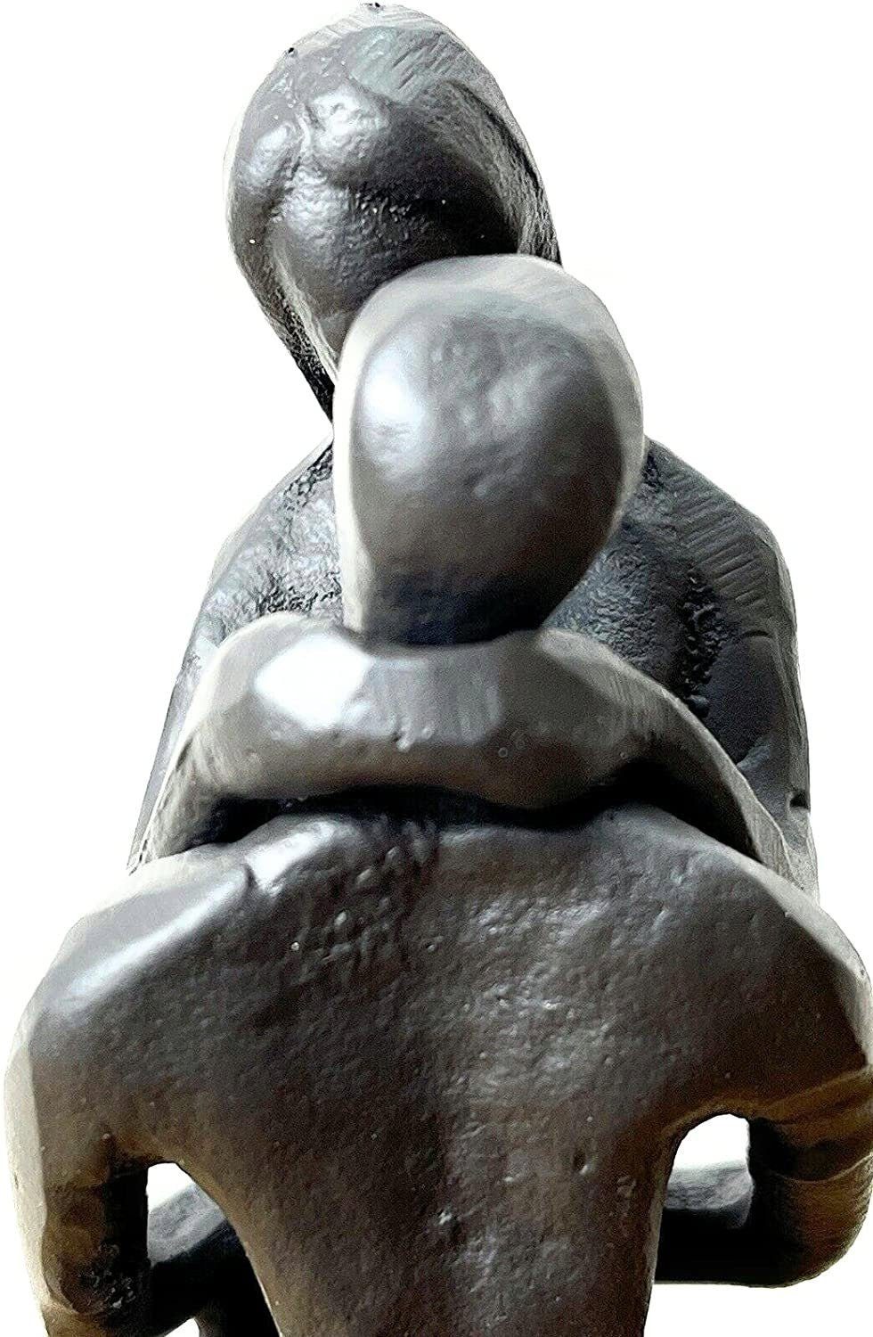 MF Design aus Romantiker Eisen Kissing Ges GILDE Dekoobjekt brüniert 19cm Höhe Skulptur