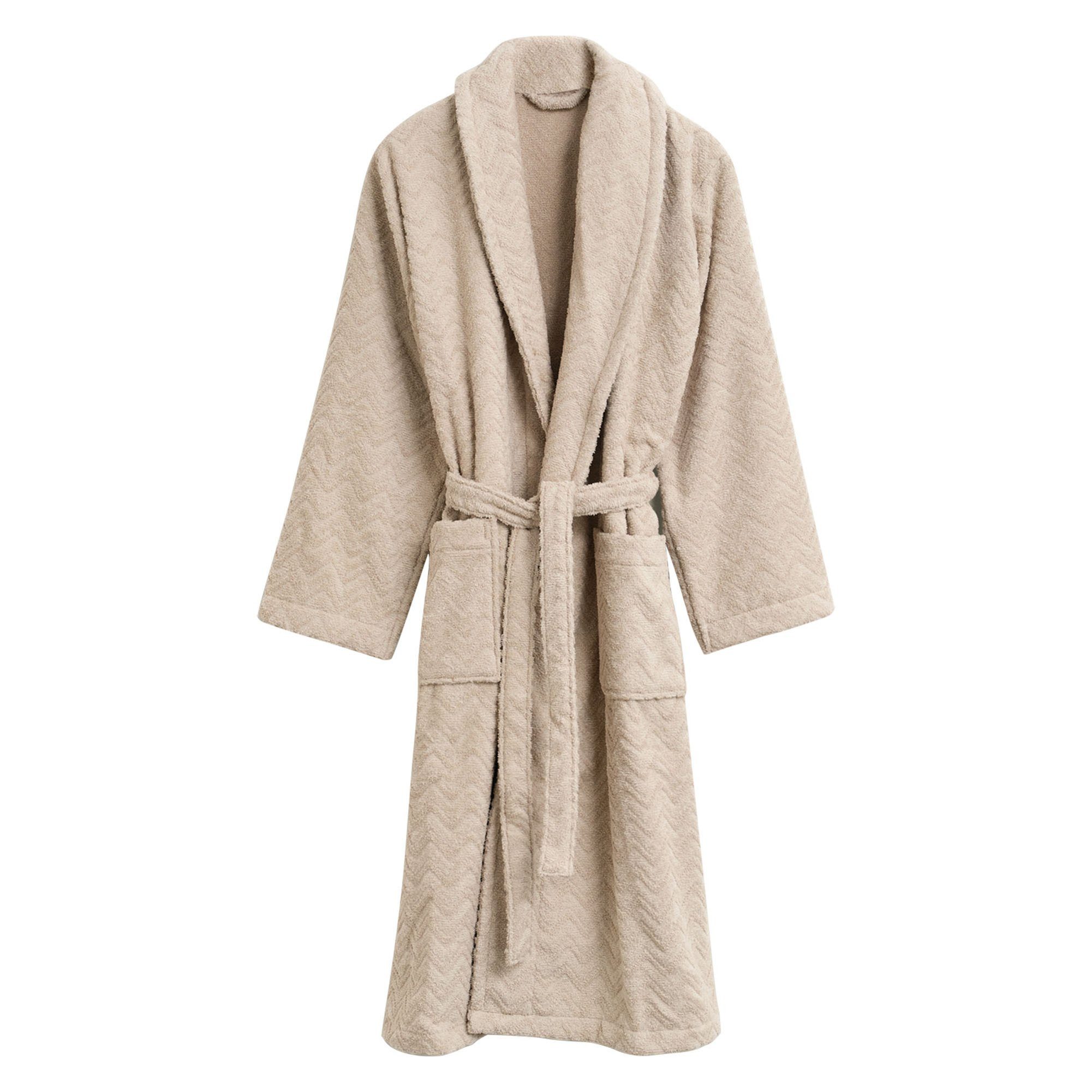 Gant Bademantel Unisex Bademantel 1er Pack Baumwolle, Baumwolle