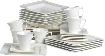 Retsch Arzberg Kombiservice Geschirr-Set, Service Fantastic (30-tlg), 6 Personen, Fine China-Porzellan, 30 Teile, für 6 Personen