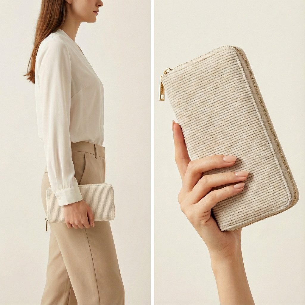 MillyMilk Geldbörse FONDO LARGE – Großer Damen Cord Geldbeutel – Stoff Port günstig online kaufen