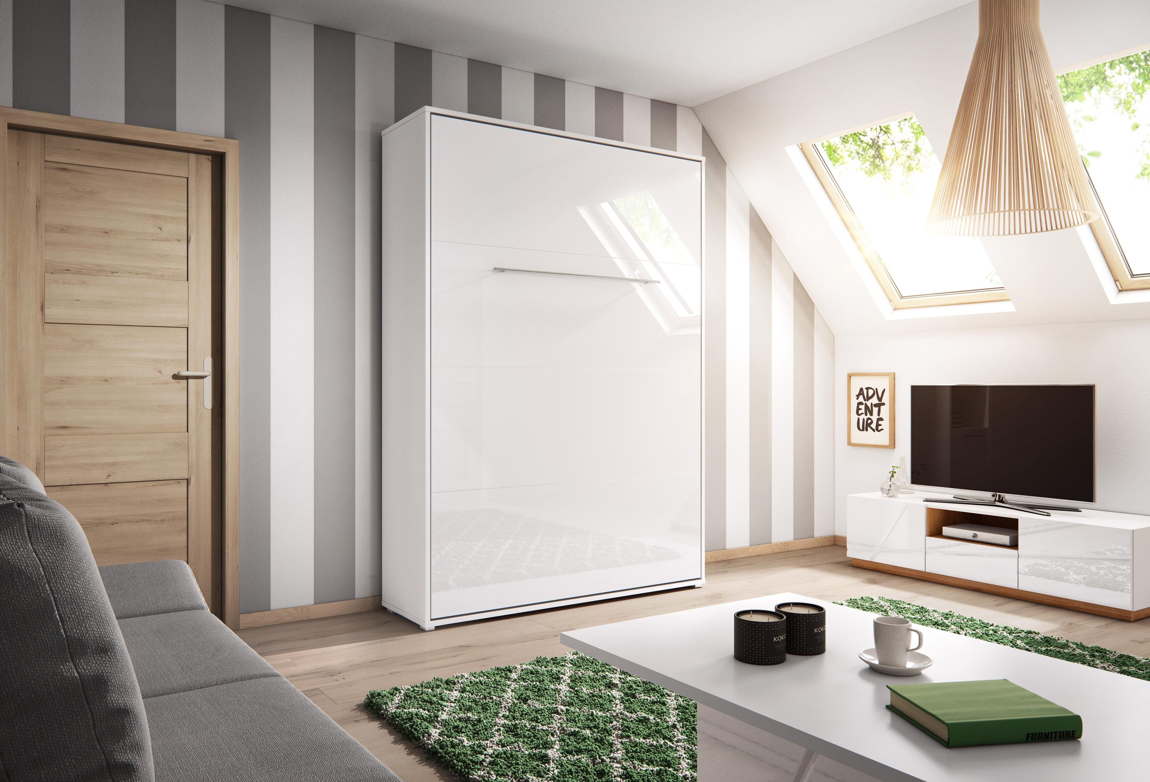 Compleo Schrankbett Vertical Wandklappbett Lenart CONCEPT PRO, funktionale Klappbett – Bild 3 von 5