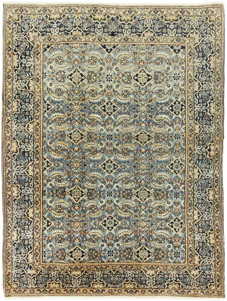 Orientteppich Isfahan Alt 111x148 Handgeknüpfter mm rechteckig, / Orientteppich Nain Trading, Höhe: 8 Perserteppich