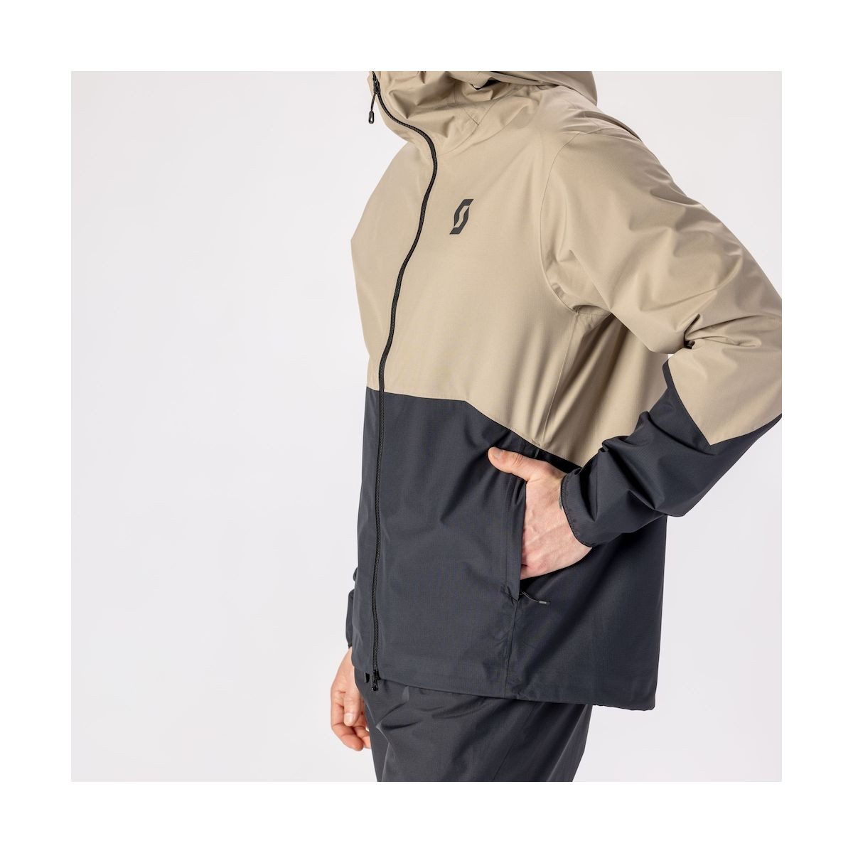 Scott Hardshelljacke Explorair Light Dryo 2.5 Layer Men's Jacket Leichte, wasserdichte Jacke mit Kapuze, elastischen Details und