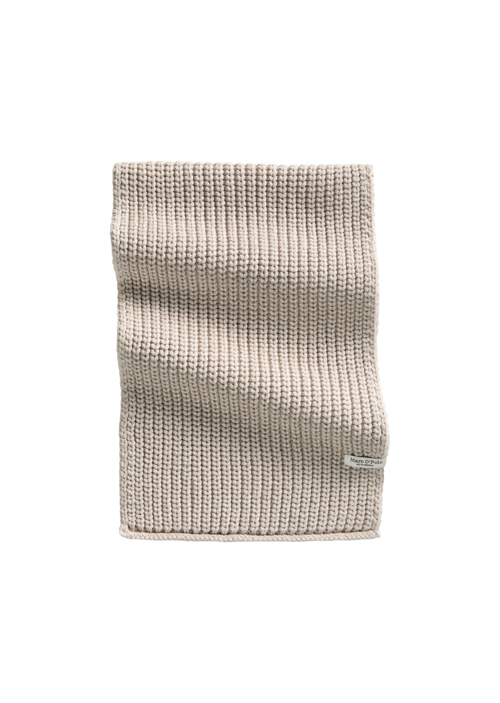 Marc O'Polo Strickschal aus Bio-Baumwoll-Mix