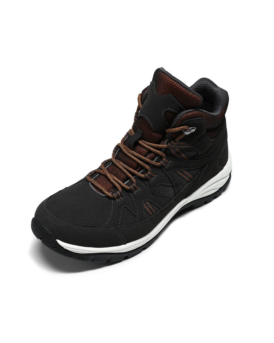 YOUTHUP Herren MID Suede-Outdoorschuh Wanderschuh wasserdicht & rutschfest