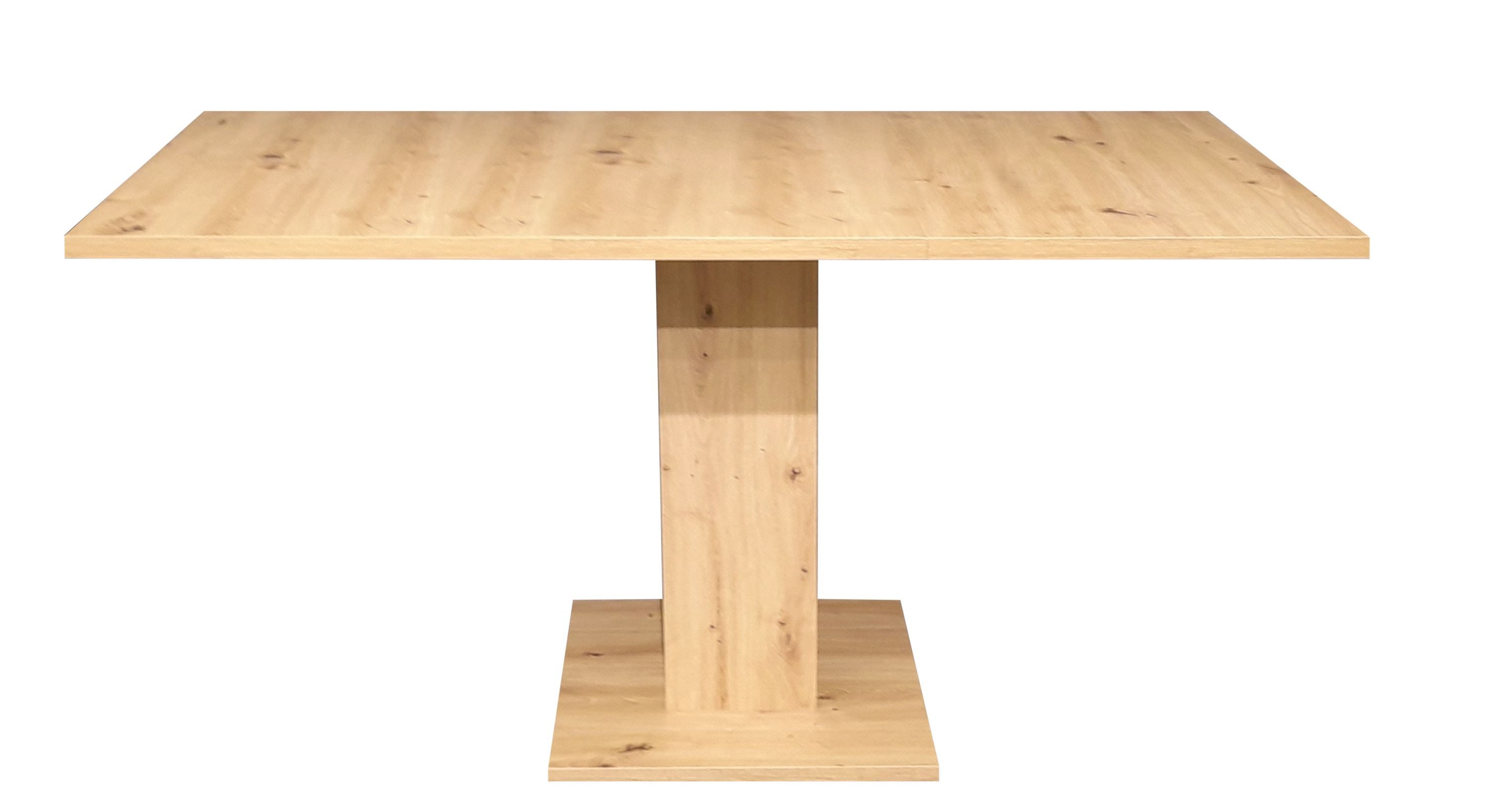 FURNARO Esstisch, eckig ausziehbar in asteiche (artisan) B/H/T: 120-160x76x80 cm