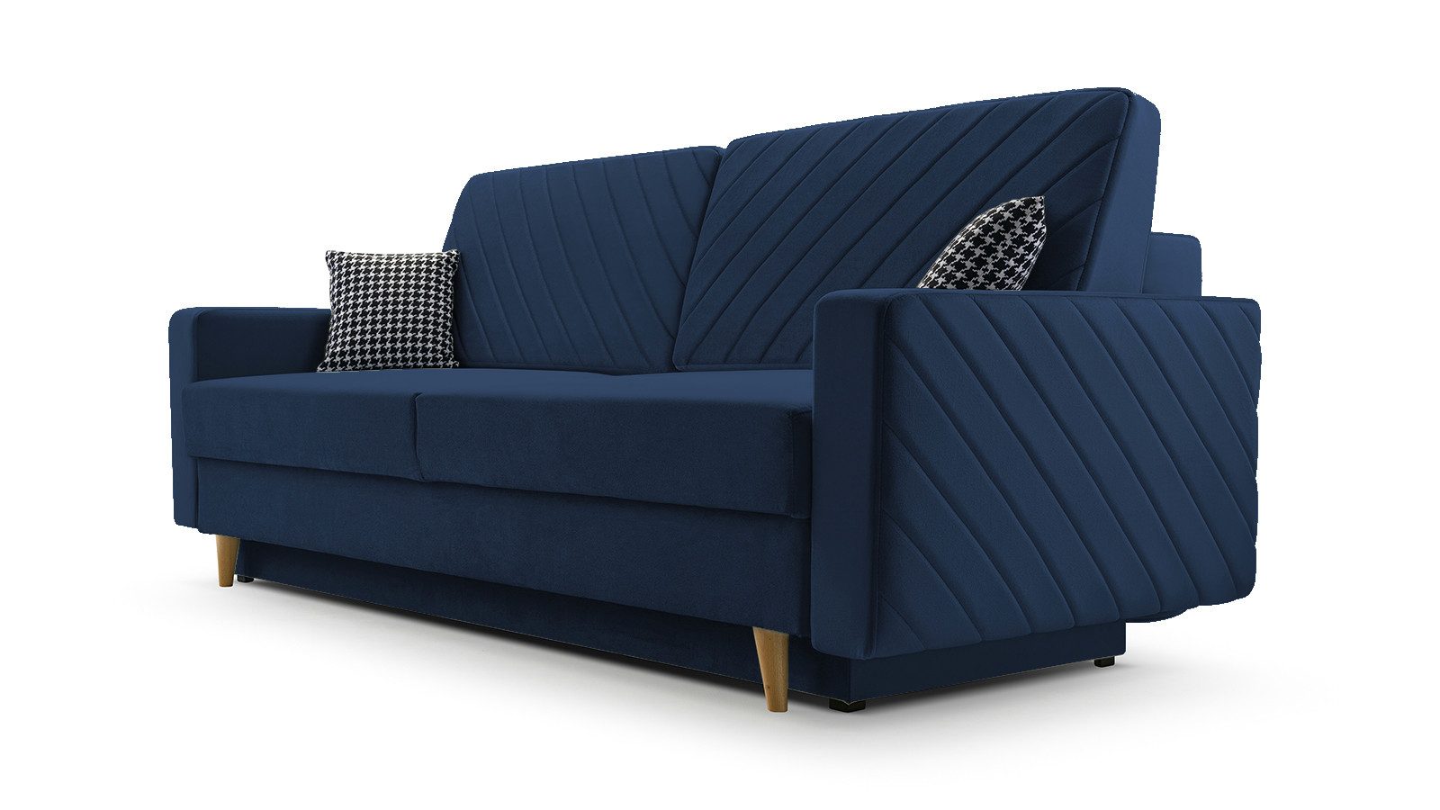 MOEBLO Schlafsofa CALIFORNIA, Sofa aus Samtstoff günstig online kaufen