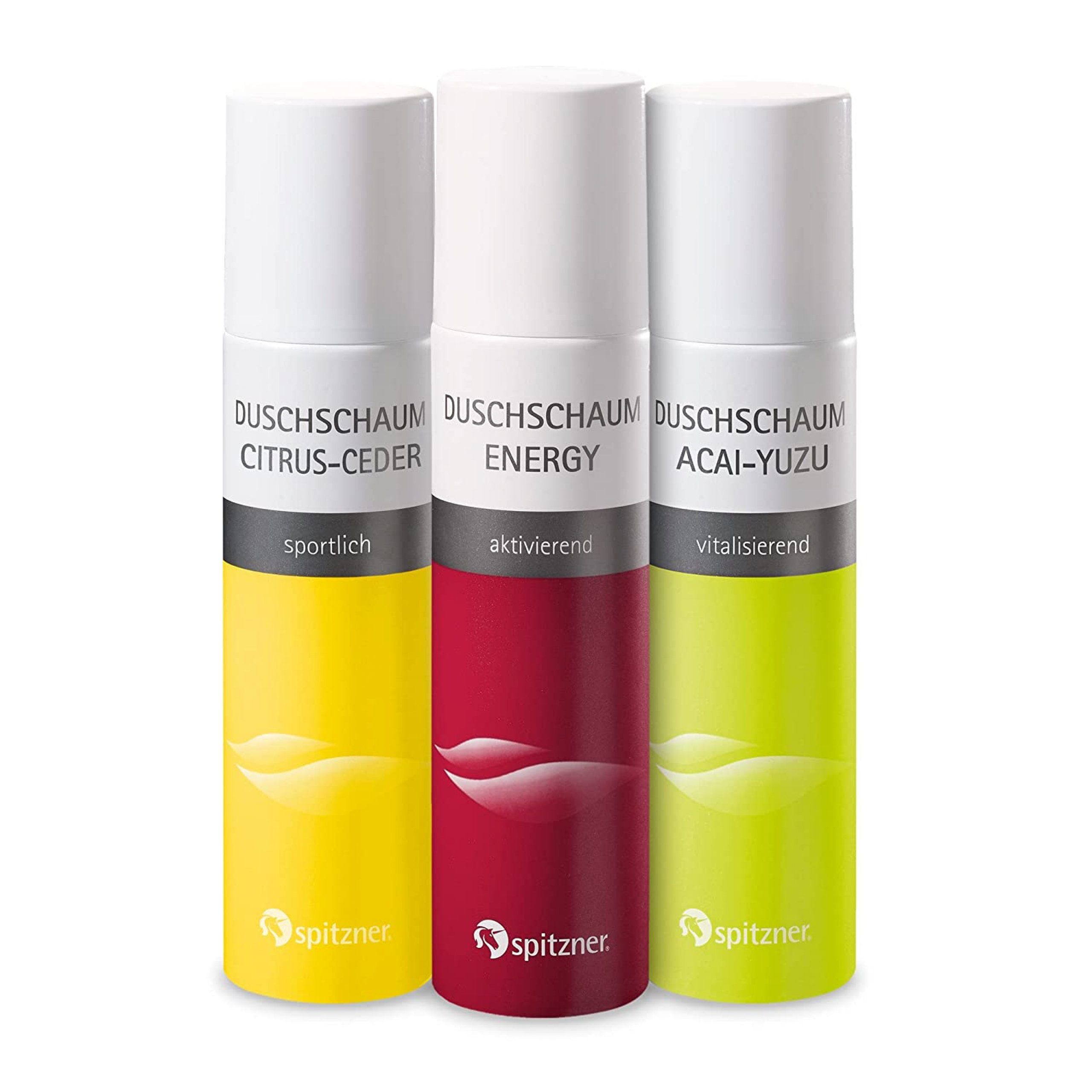 Sauna-Aufgussset Spitzner Duschschaum Set Power 3x 150 ml Duschschäume sanft