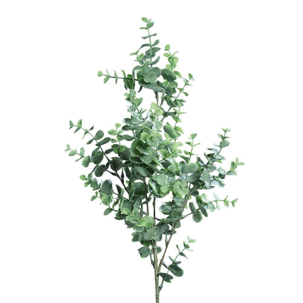 Kunstblume Künstlicher Eukalyptus Bund Kunstpflanze grün 70 cm