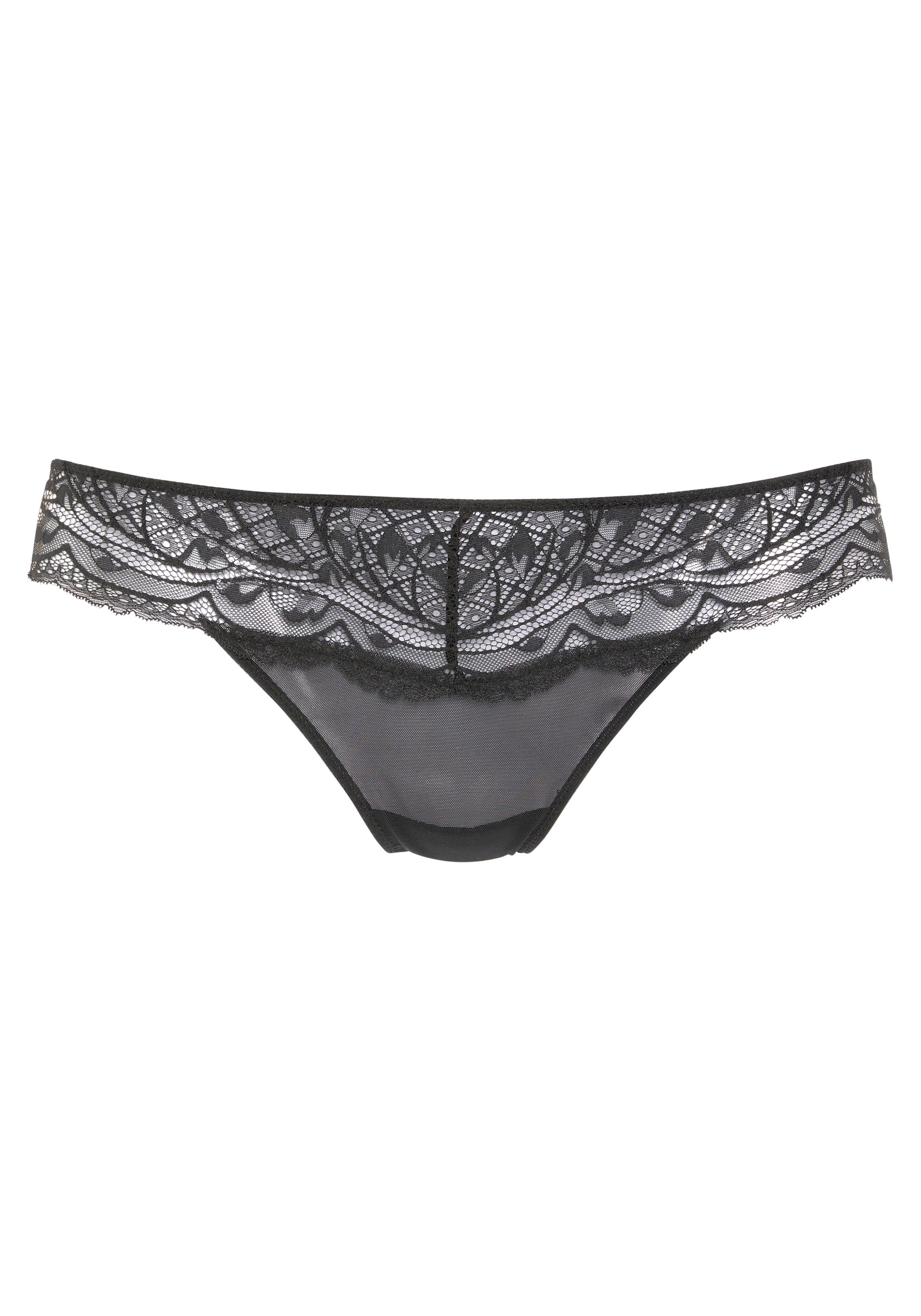 LASCANA String rundherum aus dezent transparenter Spitze