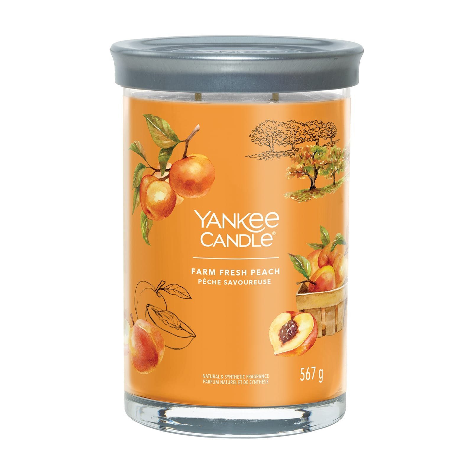 Yankee Candle Duftkerze Yankee Candle Duftkerze Fresh Peach XL Glas 567g günstig online kaufen