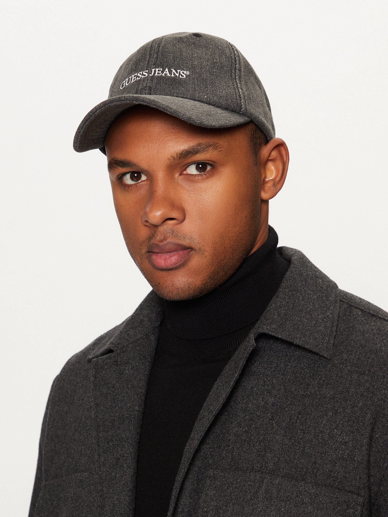 GUESS JEANS Baseball Cap Rate mal: Jeans Baseballkappe Unisex Schwarz M4BZ26WF8V1