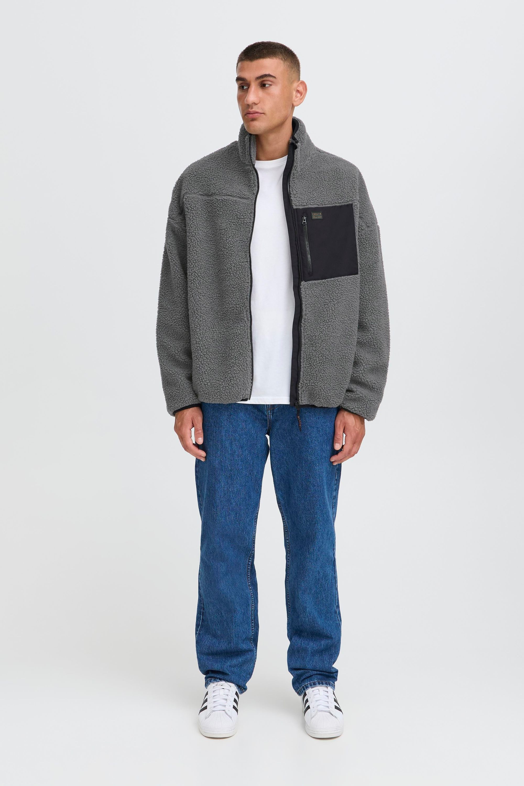 !Solid Plüschjacke SDMcwalther Gemütliche Plüschjacke mit Brusttasche
