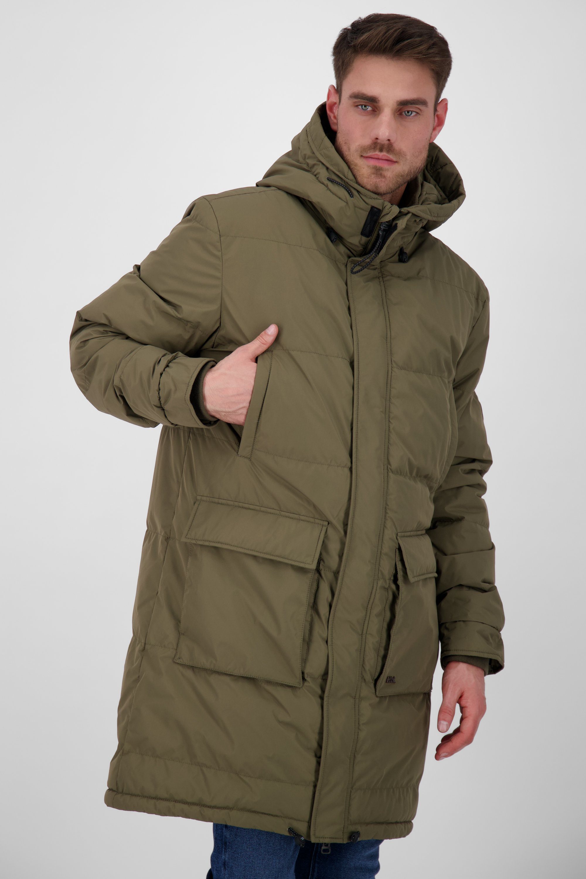 Herren Alife & Jacke Coat gefütterte A Kickin BlakeAK Winterjacke, Winterjacke stone