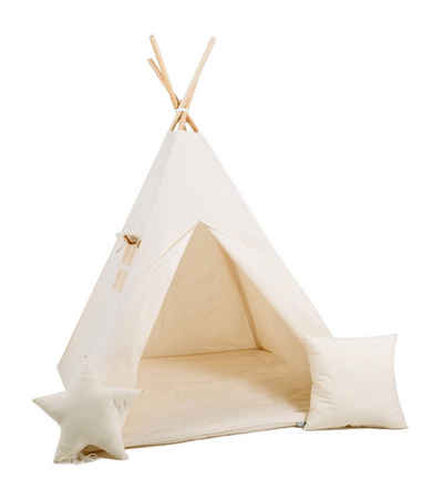 Rainbow Kids Tipi-Zelt Milchstraße, Personen: 2 (mit kleinem Zubehör, 4 tlg., mit 2 Kissen und Matte)