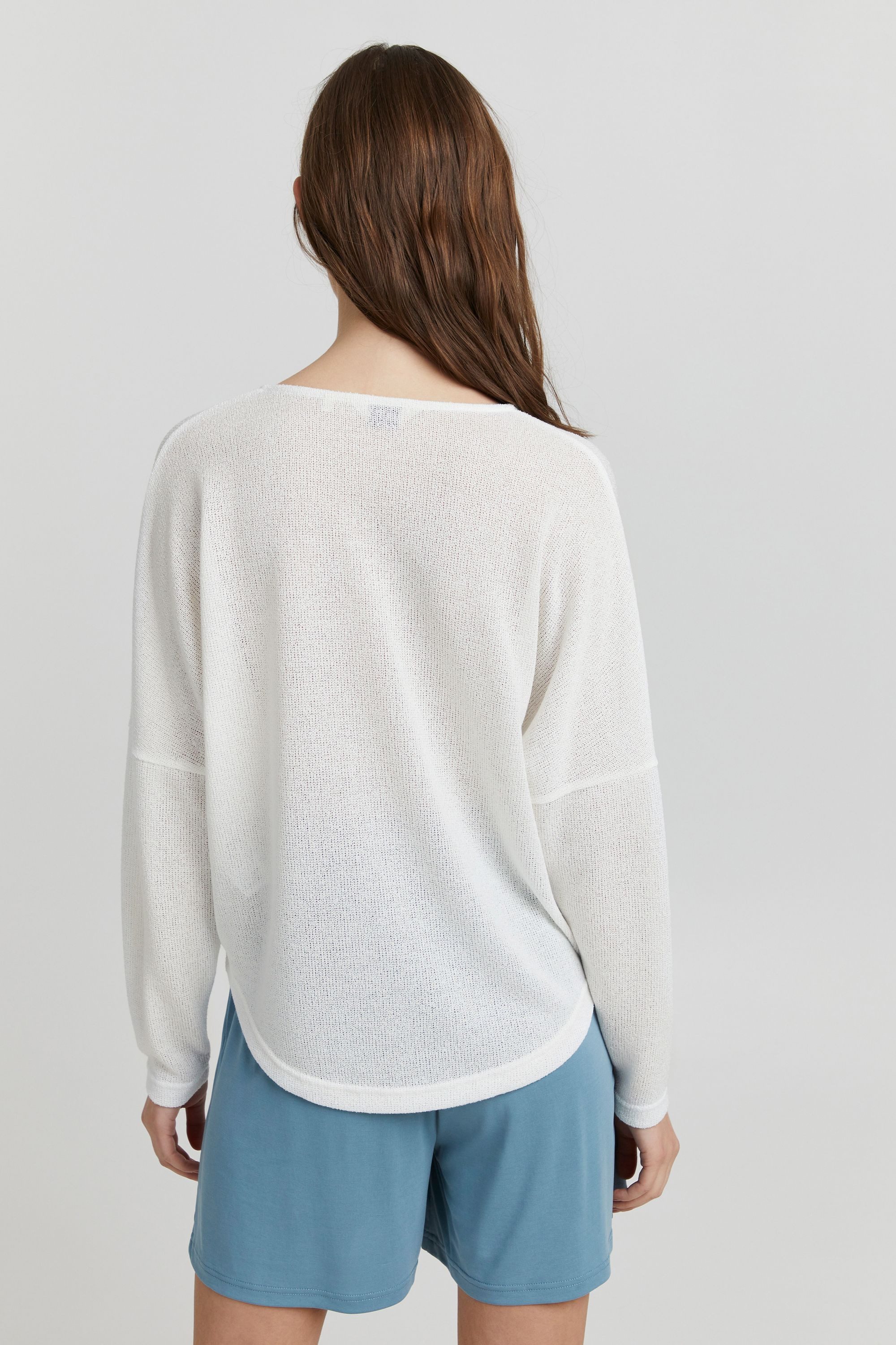 OXMO V-Ausschnitt-Pullover OXKatla Modischer Pullover