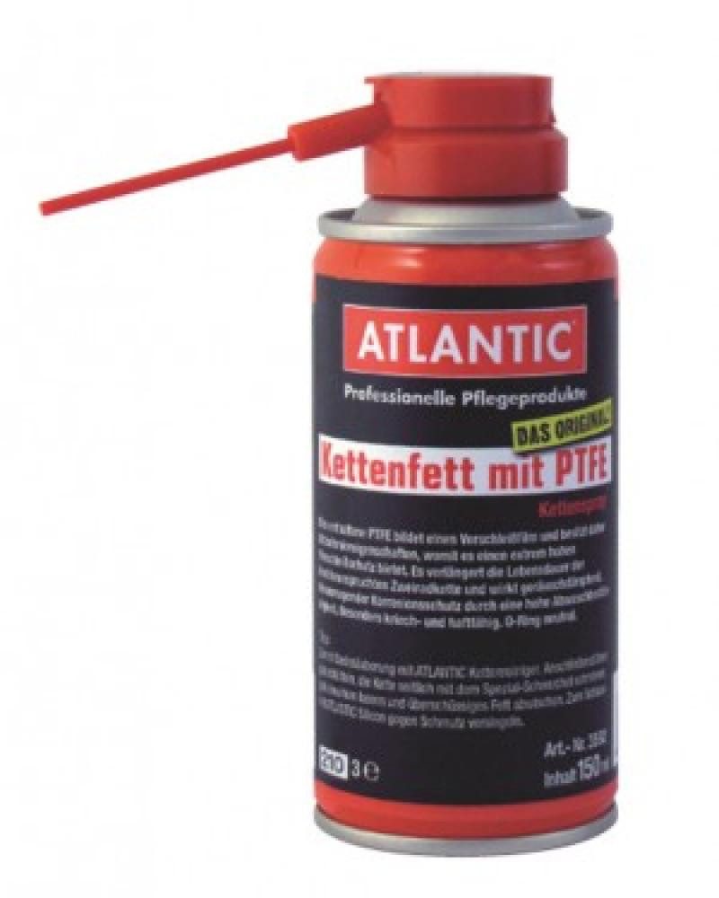 ATLANTIC Fahrradöl Atlantic Kettenfett mit PTFE Sprühdose 150ml