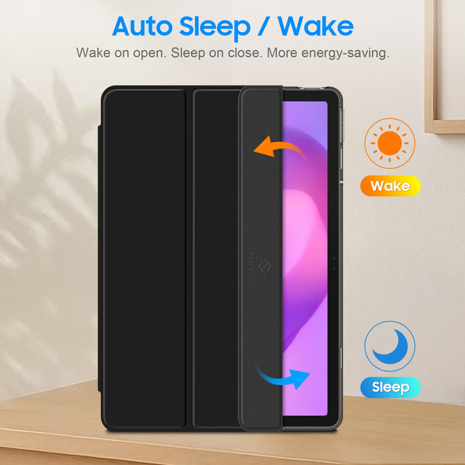 Fintie Tablet-Hülle für Lenovo Idea Tab 11 Zoll 2025 (TB-336ZU/ TB-336FU)-Ultradünn Case, Schutzhülle mit Translucent Rückseite Cover mit Auto Schlaf/Wach