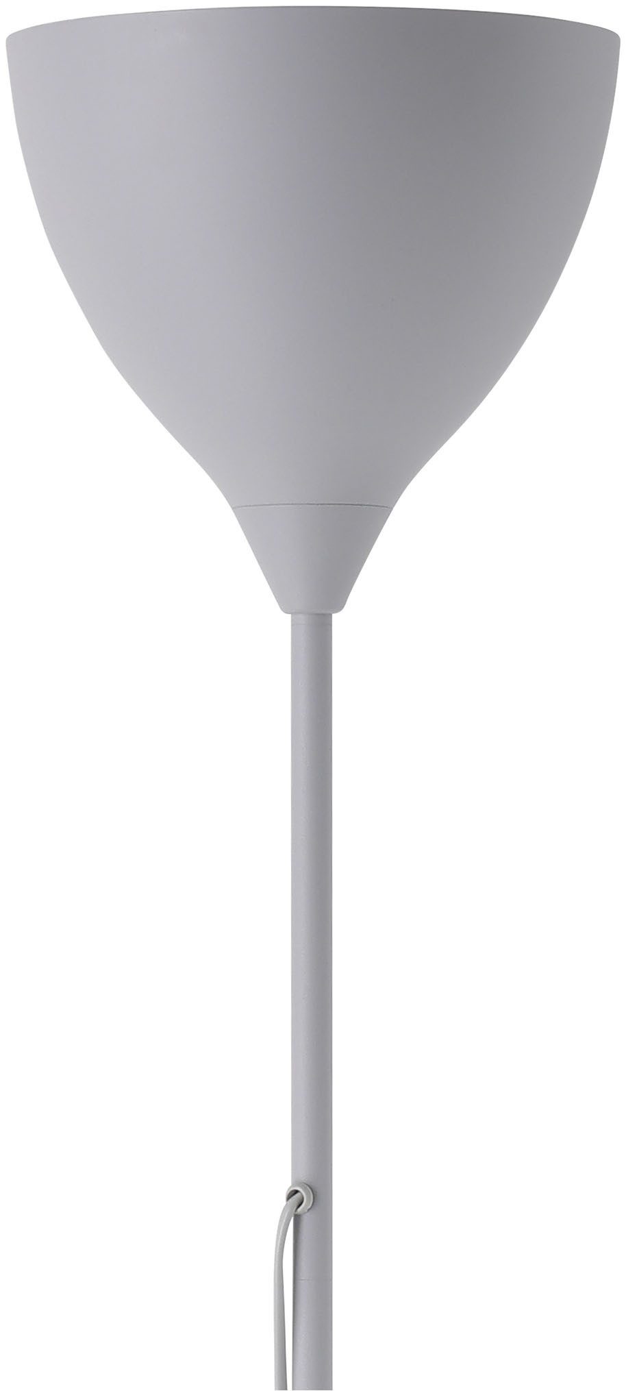 EGLO Stehlampe VILASTROSI-E Stehlampe - Kunststoff, Stahl - E27 - 1X60W - IP20, Ein-/Ausschalter, ohne Leuchtmittel, Standleuchte, Wohnzimmer, Schlafzimmer, Esszimmer, H165 x Ø22,5 cm