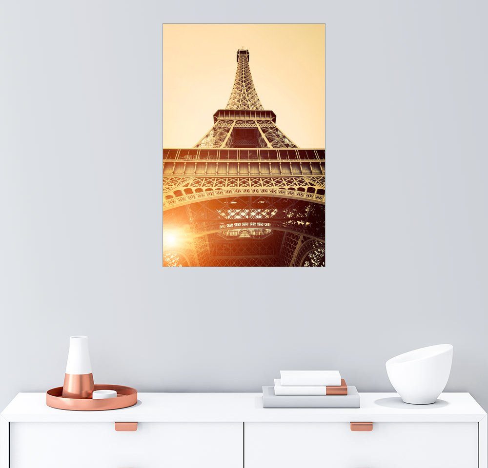 Posterlounge Wandbild, Vintage Eiffelturm, Paris OTTO