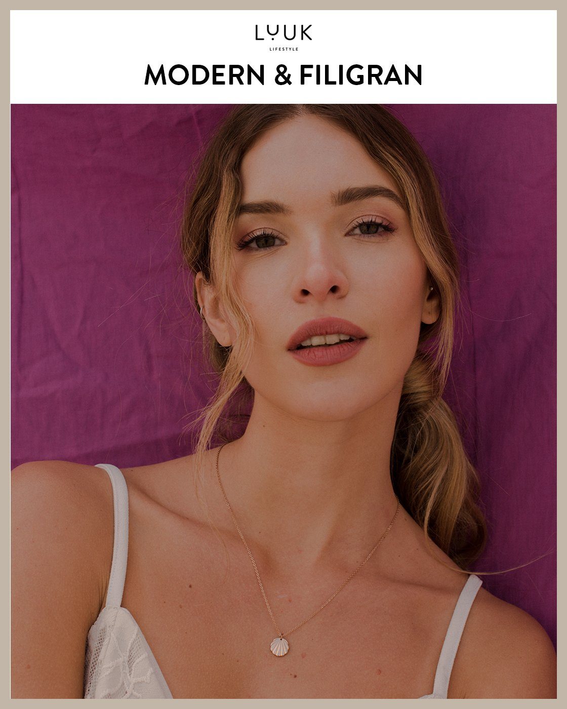LUUK LIFESTYLE Kette mit Anhänger Muschel, günstig online kaufen