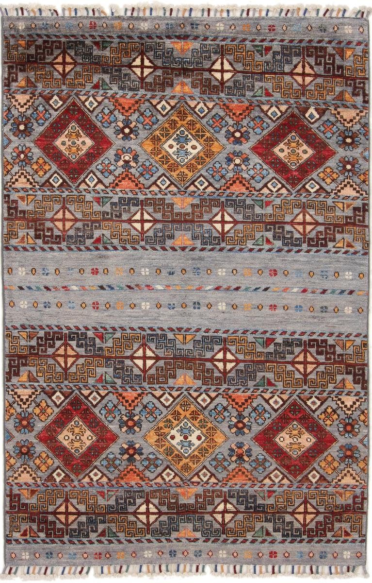 Orientteppich Arijana Shaal 105x159 Handgeknüpfter Orientteppich, Nain Trading, rechteckig, Höhe: 5 mm