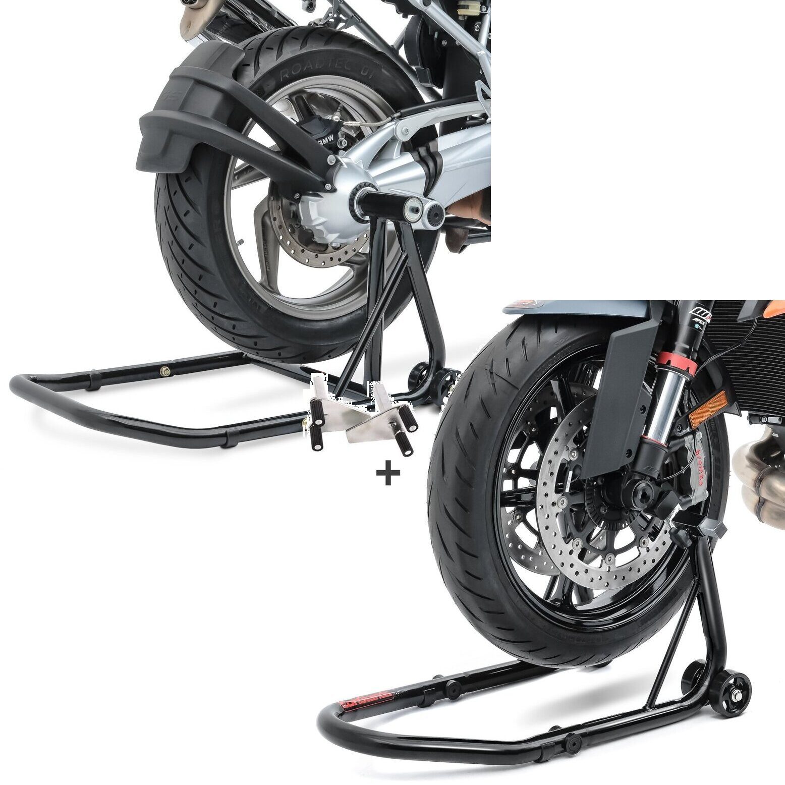 Motorradheber Set Einarmständer + Montageständer S31