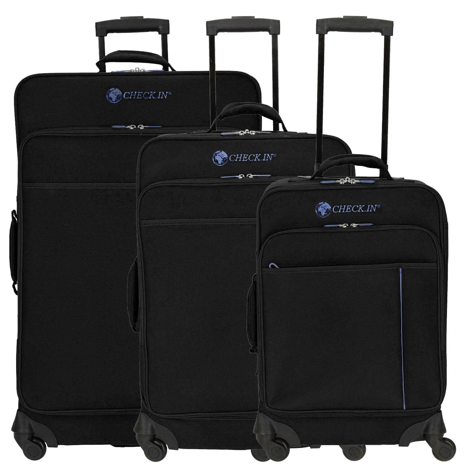 CHECK.IN® Trolley Madrid Trolley-Set 3tlg., 4 Rollen