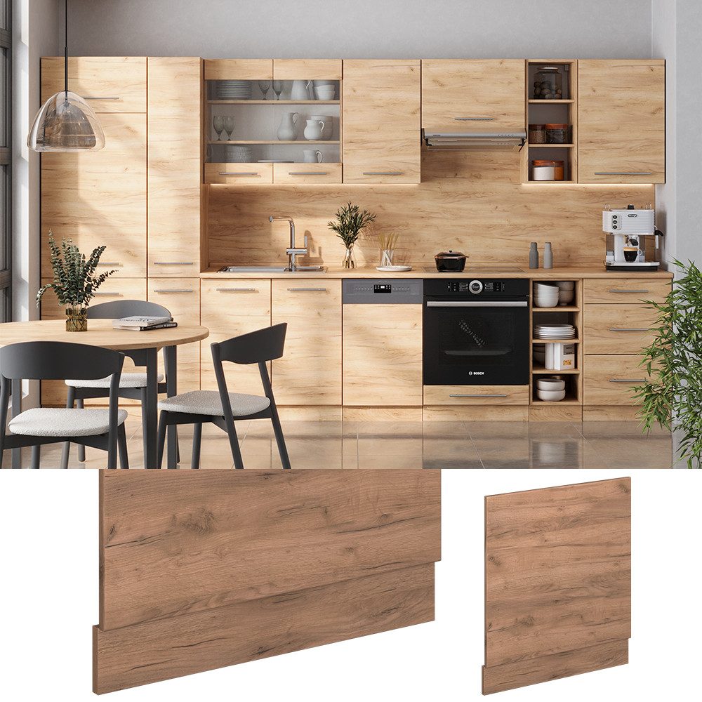 Vicco Frontblende Fame-Line, Goldkraft Eiche/Goldkraft Eiche, 60 cm ohne Arbeitsplatte (1 St)