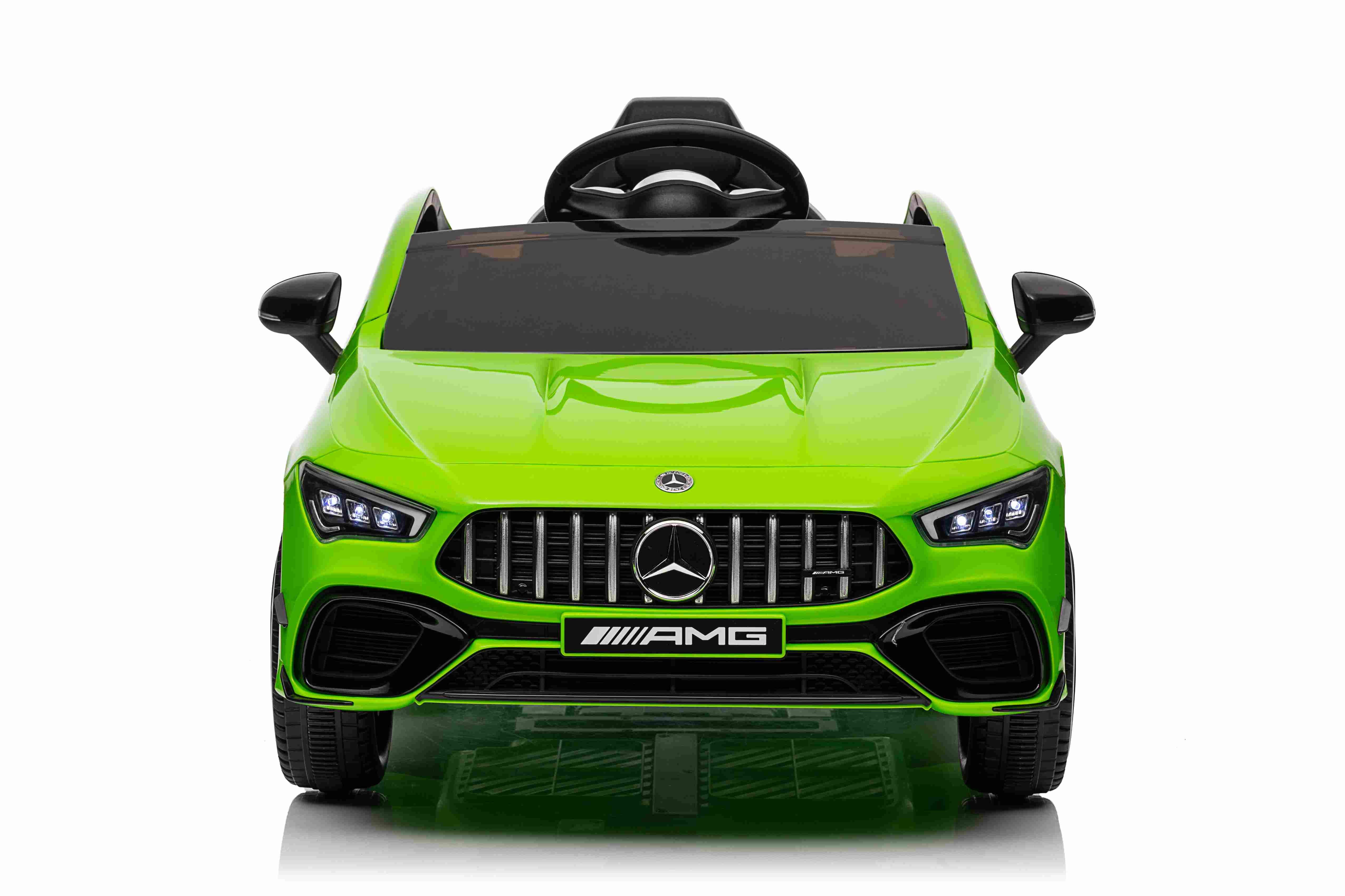 BoGi Elektro-Kinderauto Mercedes-Benz CLA 45s AMG 12V – Sportwagen mit Sound, Fahrspaß für Kinder mit Stil – Mercedes-Benz CLA 45s AMG