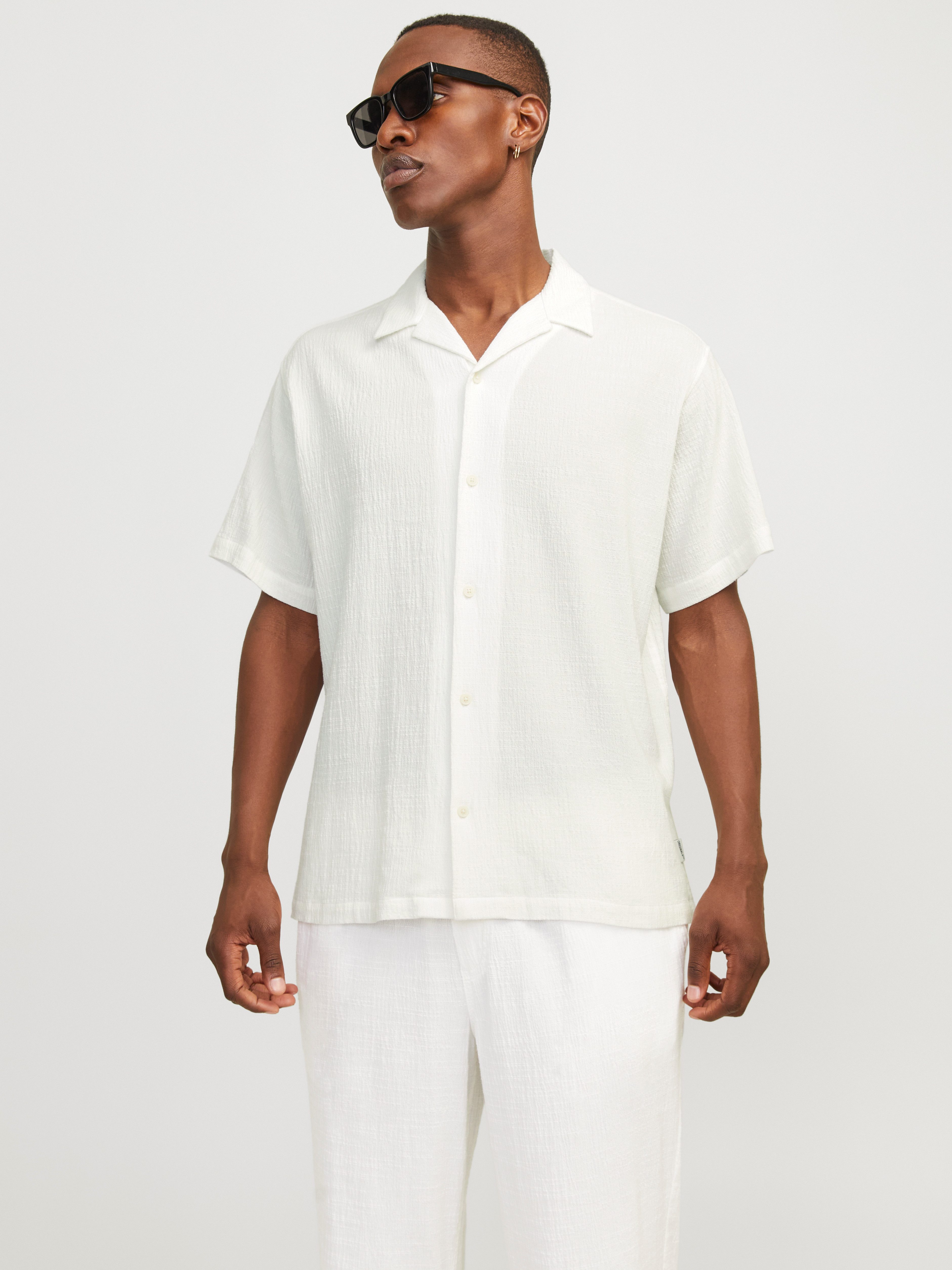 Jack & Jones Kurzarmhemd JORLUKE CRINKLE RESORT SHIRT SS SN günstig online kaufen