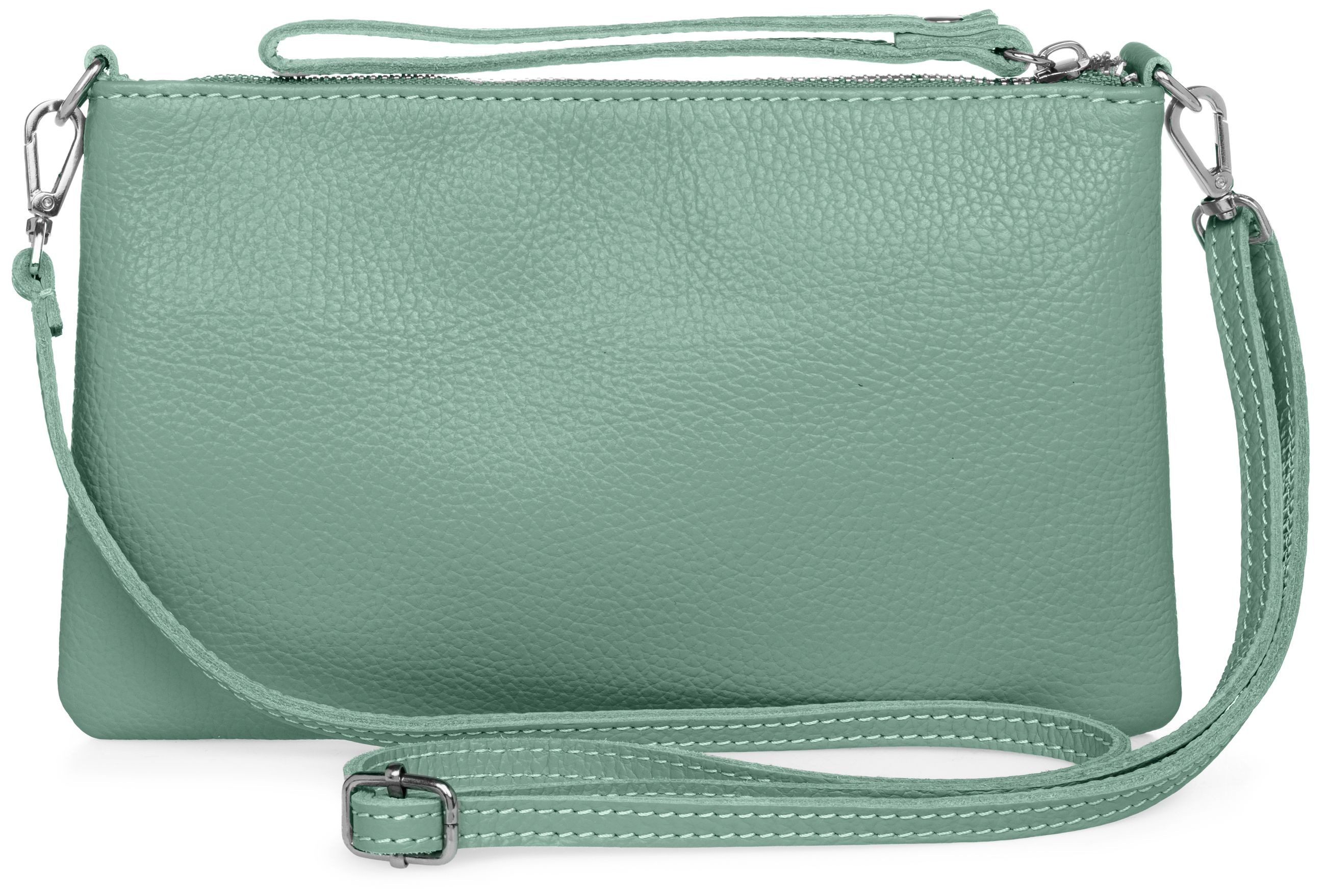 Clutch Abendtasche Kompakte Damen Leder Tasche - CLASSIC LINE - Modell No.834
