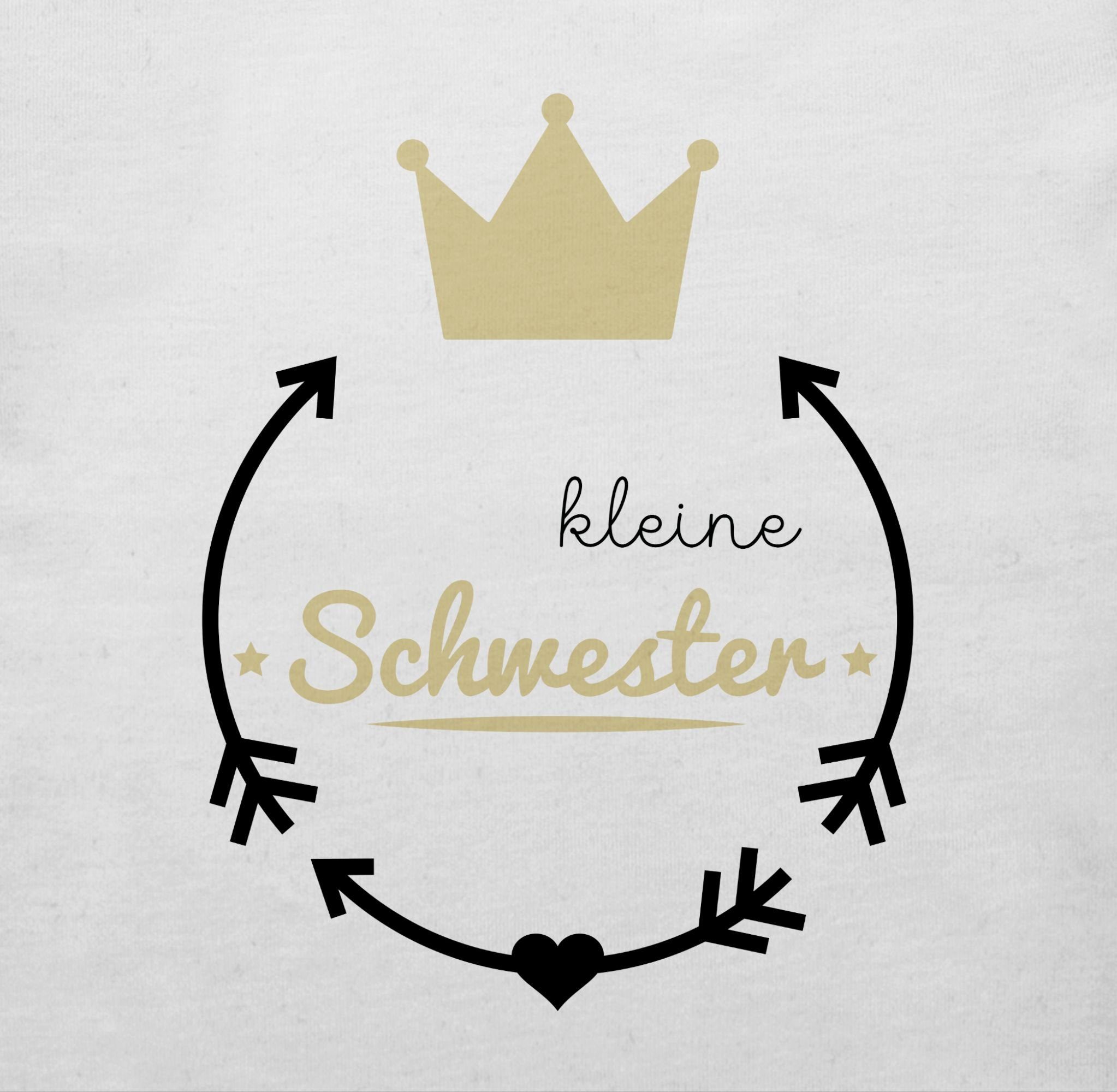 Schwester T-Shirt Weiß 1 Schwester Kleine Shirtracer Kleine