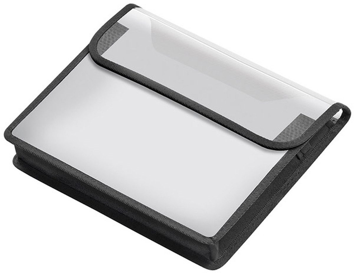 VELOFLEX Fächermappe Sammelmappe Velobag Diamond A5 transparent