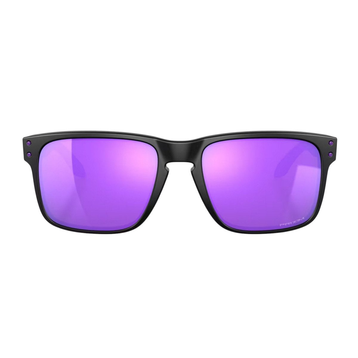 Oakley Sonnenbrille Holbrook (Glasfarbe: Prizm violet) matt schwarz 9102K6 - 1 Brille