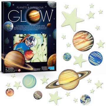 4M Wandsticker Leuchtsterne & leuchtende Planeten 100 Teile