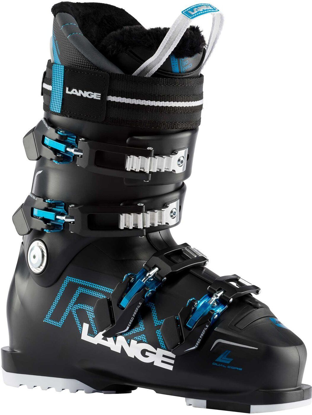 Lange 110 BLUE) RX (BLACK-ELEC. Skischuh W