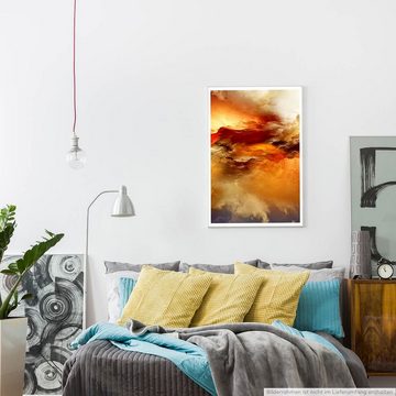 Sinus Art Poster Oranger Wolkenhimmel 60x90cm Poster