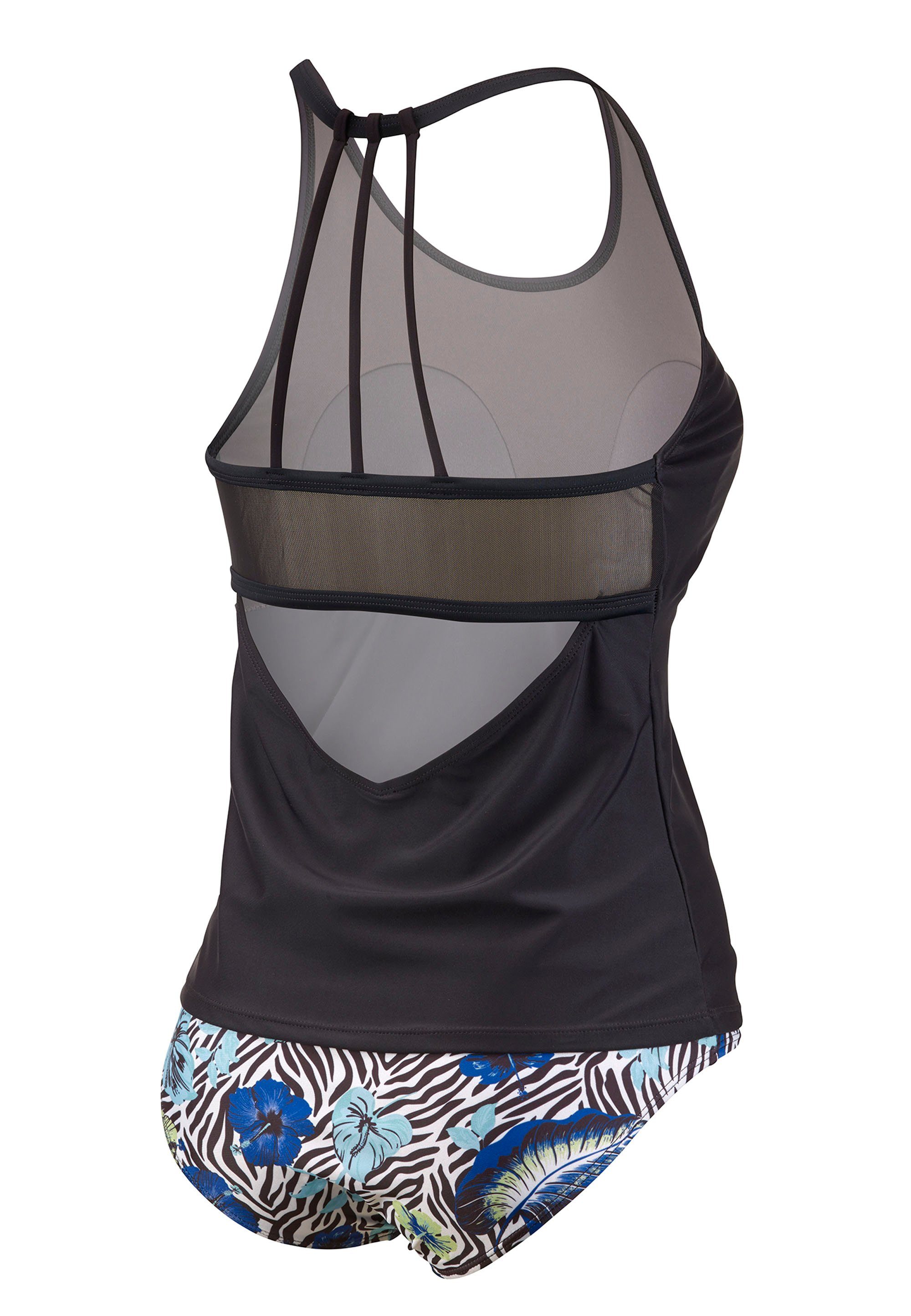 mit Beco lässigem Yoga-Style BECO-Lady-Collection Tankini in Beermann (2-St) Netz-Einsätzen