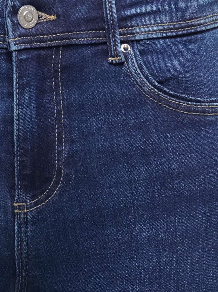 ONLY Skinny-fit-Jeans ONLLINEA MID WAIST LANK SK DNM Baumwollmischung, mid waist, skinny fit
