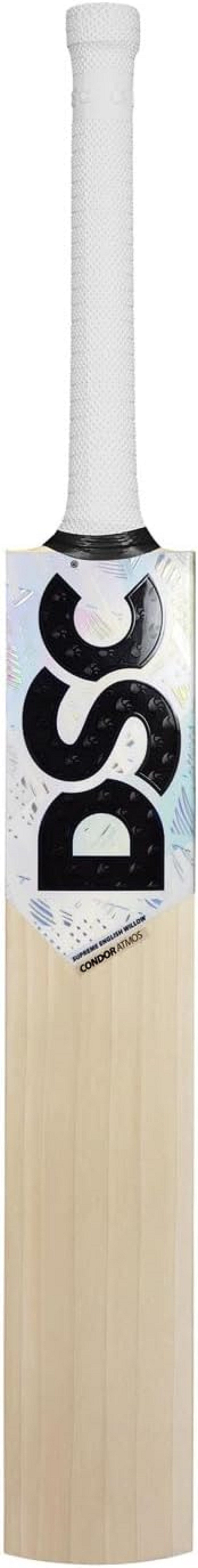 DSC Badmintonschläger Condor Atmos Cricketschläger für Herren und Jungen, (KLASSE 1+ WEIDE, Leichtgewicht, Freier Bezug, Spielfertig), GERINGES GEWICHT FÜR MÜHELOSES SCHWINGEN