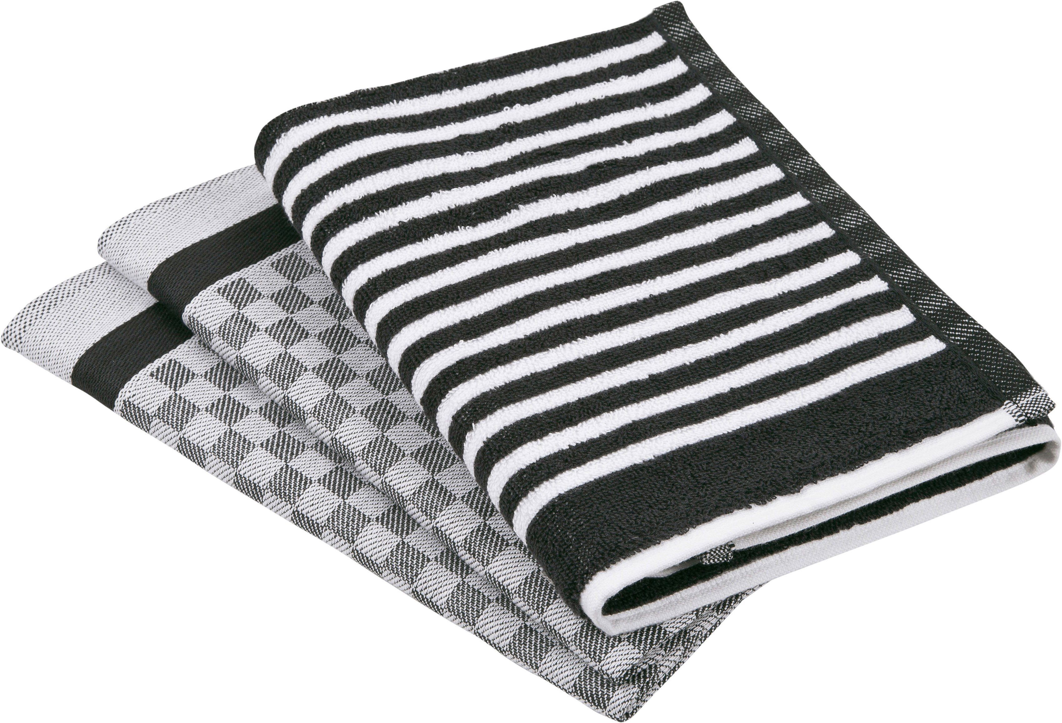 ROSS Geschirrtuch Exclusiv, (Set, 3-tlg), 1x günstig online kaufen