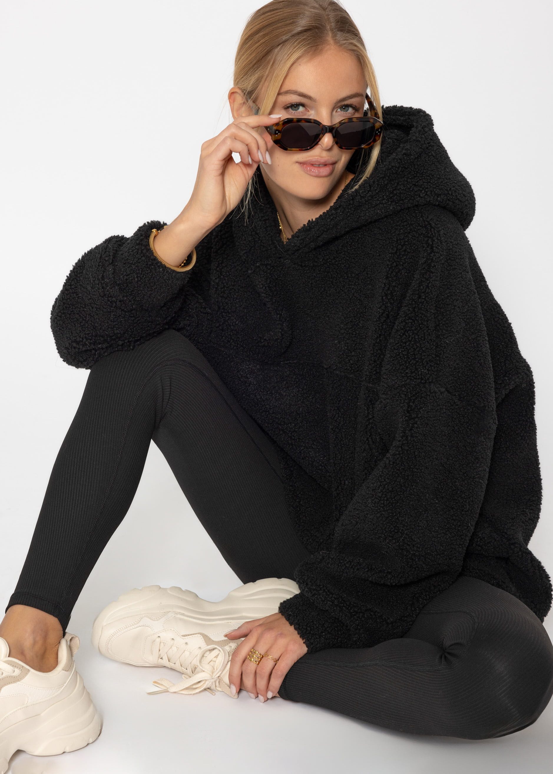 SASSYCLASSY Leggings Gerippte High Waist Sportleggings günstig online kaufen