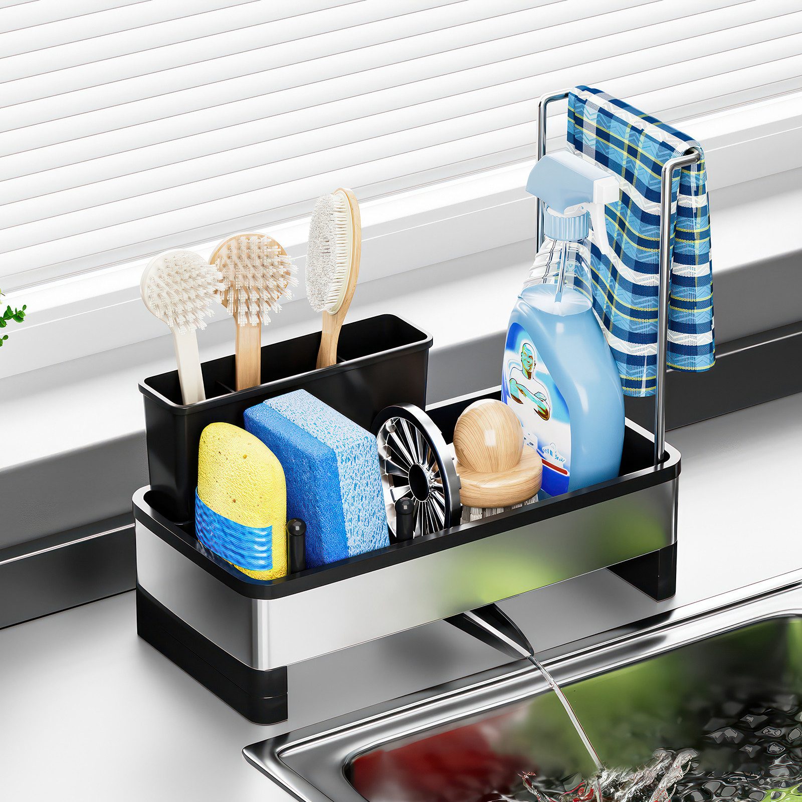 BlingBin Küchenorganizer-Set Geschirrhalter, Küchenutensilien-Organizer, Kü günstig online kaufen