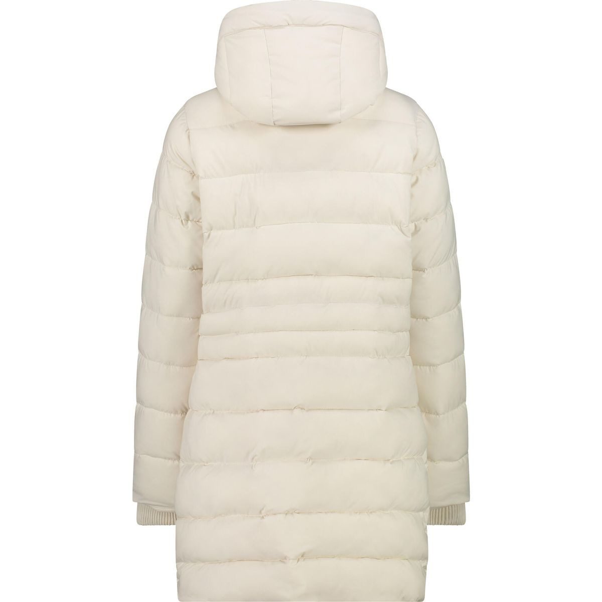 CMP Outdoorjacke Woman Coat Fix Hood Wärmeisolierender und wasserabweisender Mantel mit modernem urbanem