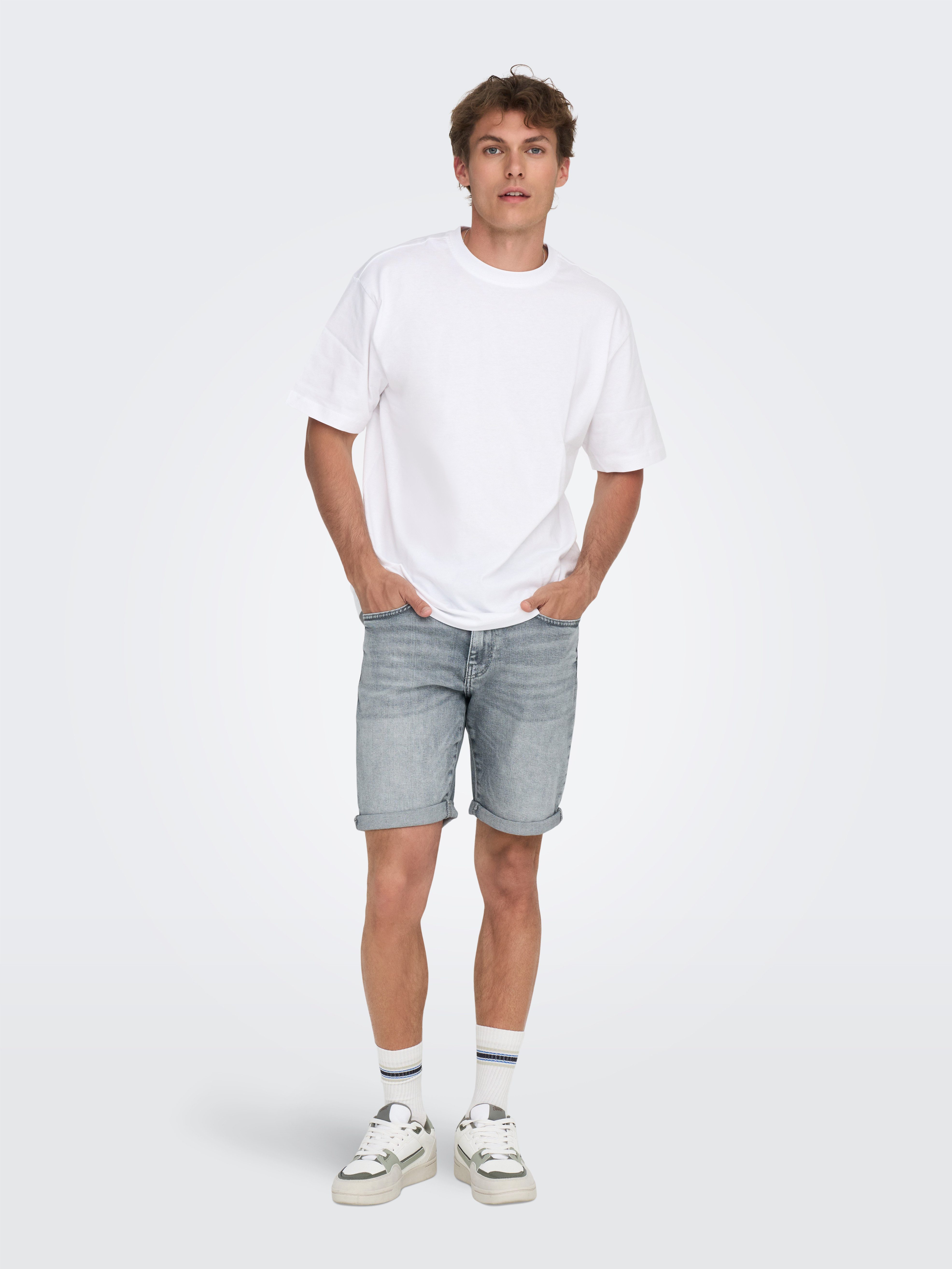 ONLY & SONS Shorts ONSPLY MBD 8772 TAI DNM SHORTS NOOS