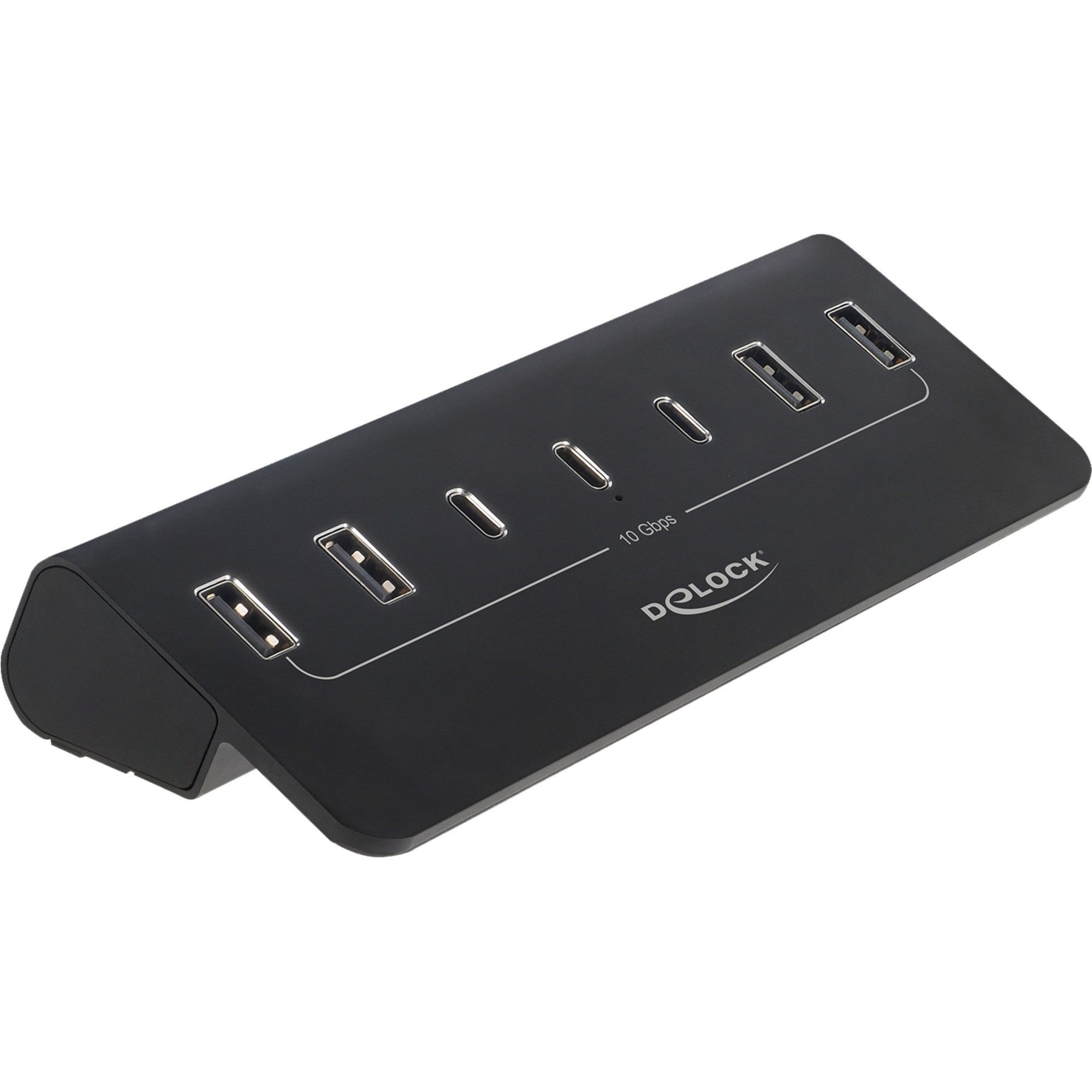 Delock DeLOCK USB 10 Gbps Hub mit 3 USB Type-C und 4 USB Computer-Adapter
