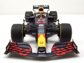 Minichamps Modellauto Red Bull Racing Honda RB16B Formel 1 Sieger Mexico GP 2021 Max Verstap, Maßstab 1:18